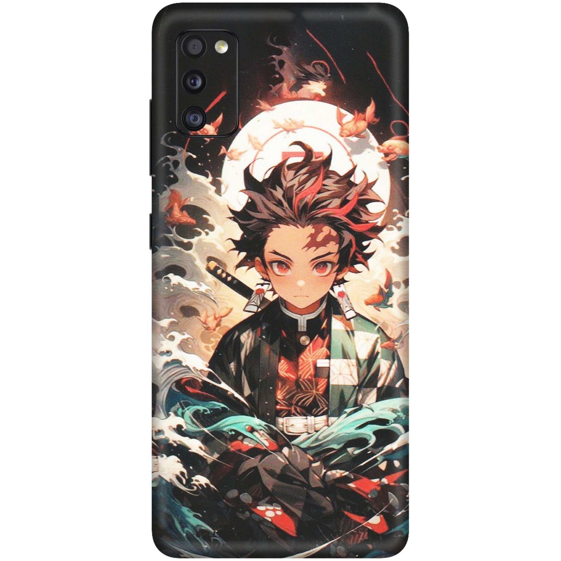 Samsung A/S Series Phone Skins (All Models) - Tanjiro Demon Slayer Anime - Matte Finish (M-158) Samsung Galaxy A41