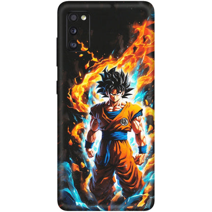Samsung A/S Series Phone Skins (All Models) - Goku Transformation Anime - Matte Finish (M-159) Samsung Galaxy A41