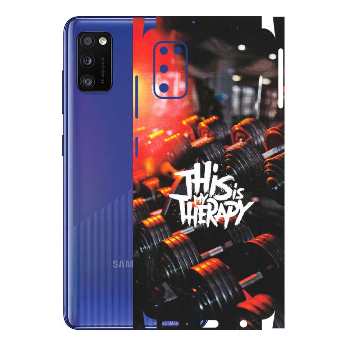 Samsung A/S Series Phone Skins (All Models) - GYM Lover Therapy - Matte Finish (M-160) Samsung Galaxy A41