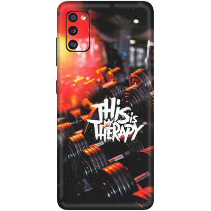 Samsung A/S Series Phone Skins (All Models) - GYM Lover Therapy - Matte Finish (M-160) Samsung Galaxy A41