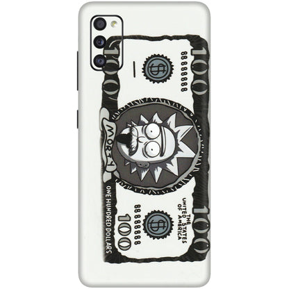 Samsung A/S Series Phone Skins (All Models) - Rick And Morty Hundred Dollar Anime - Matte Finish (M-161) Samsung Galaxy A41