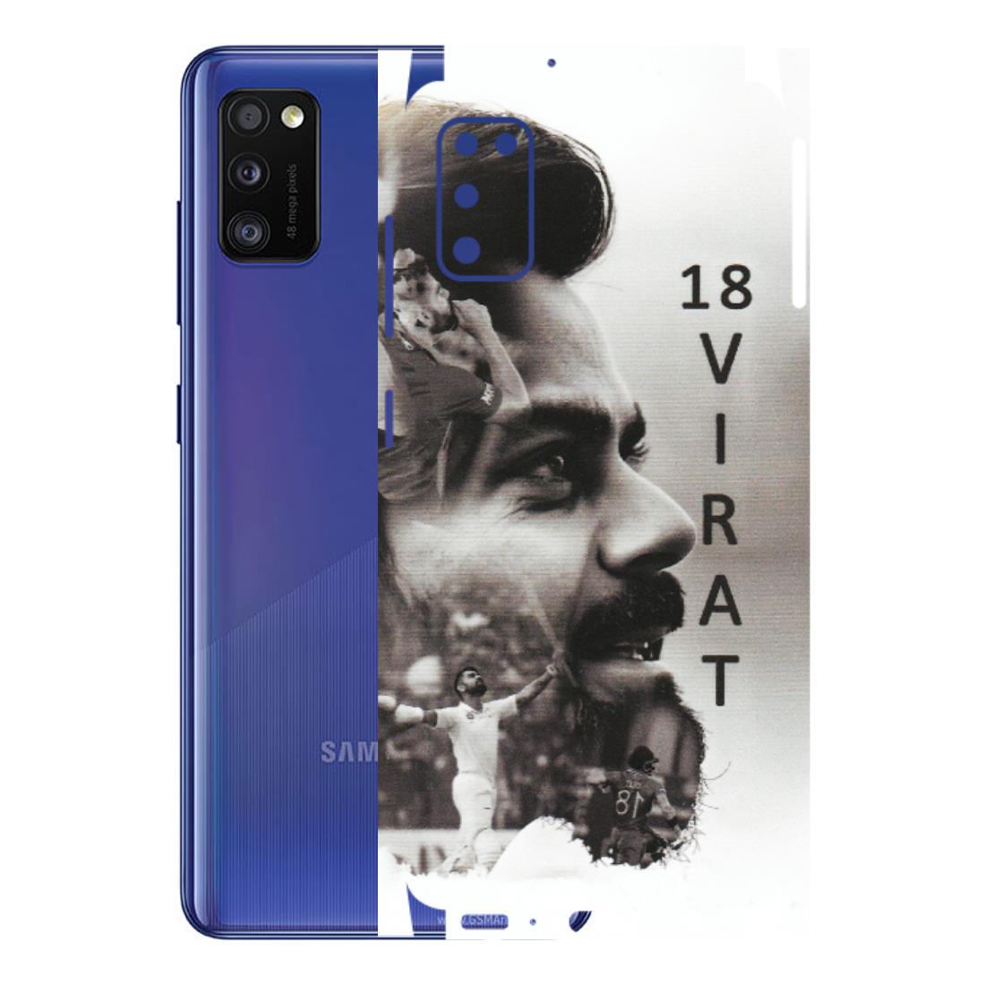 Samsung A/S Series Phone Skins (All Models) - Virat Kohli Cricketer - Matte Finish (M-163) Samsung Galaxy A41