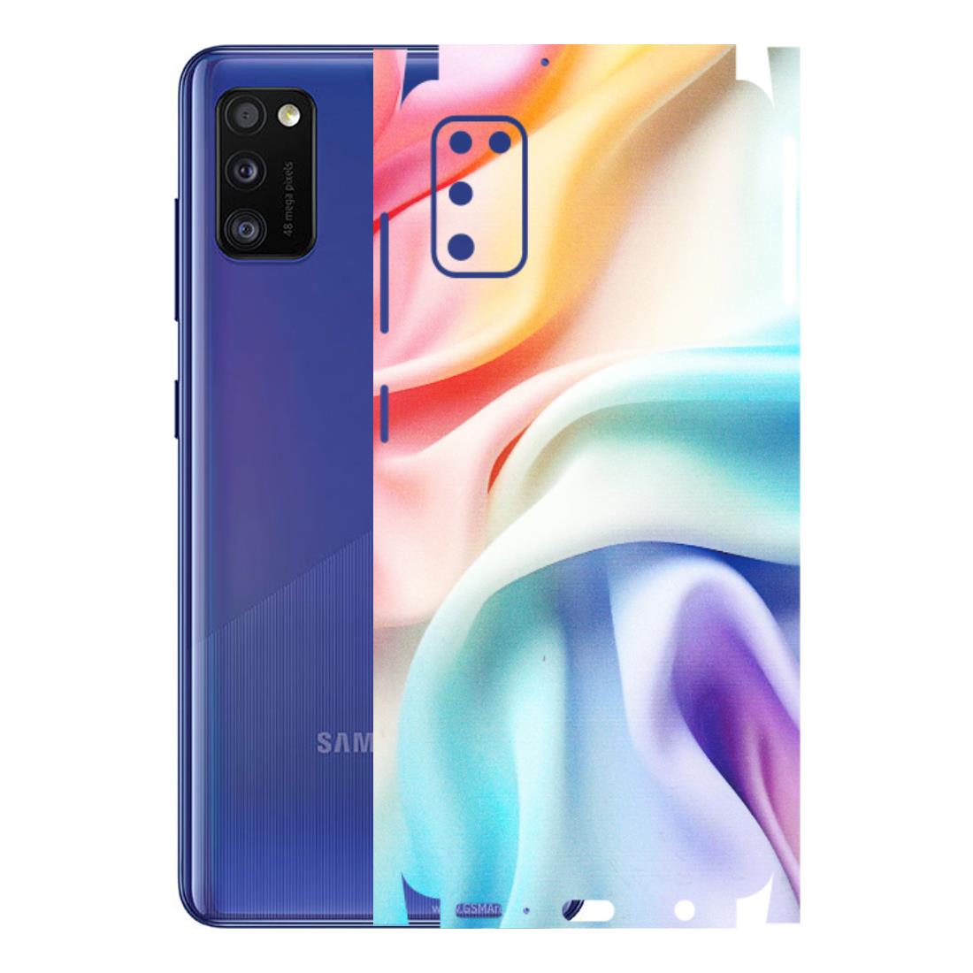 Samsung A/S Series Phone Skins (All Models) - Colourful Silk Cloth - Matte Finish (M-165) Samsung Galaxy A41