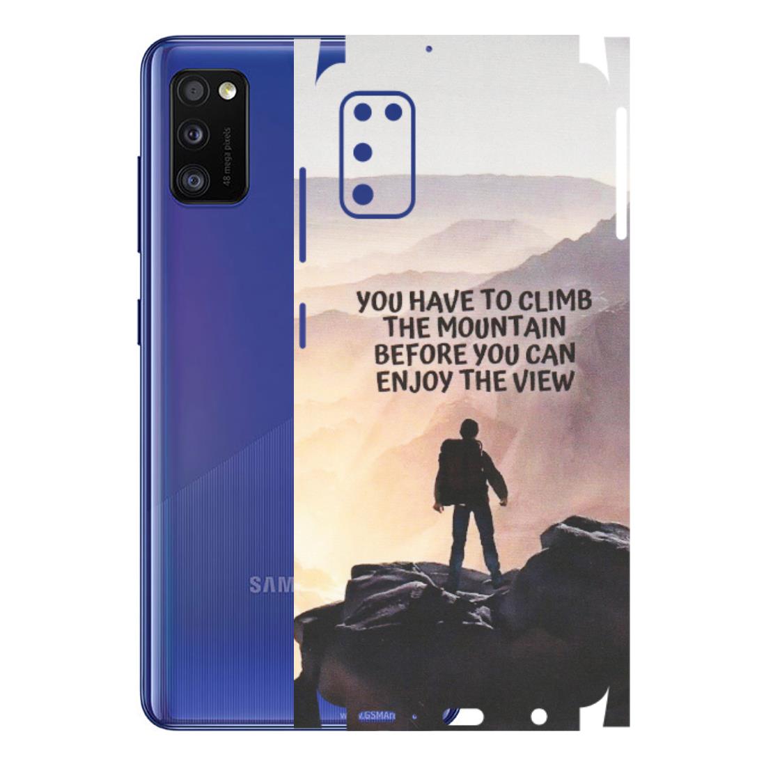 Samsung A/S Series Phone Skins (All Models) - Motivational Hiking Mountain - Matte Finish (M-28) Samsung Galaxy A41
