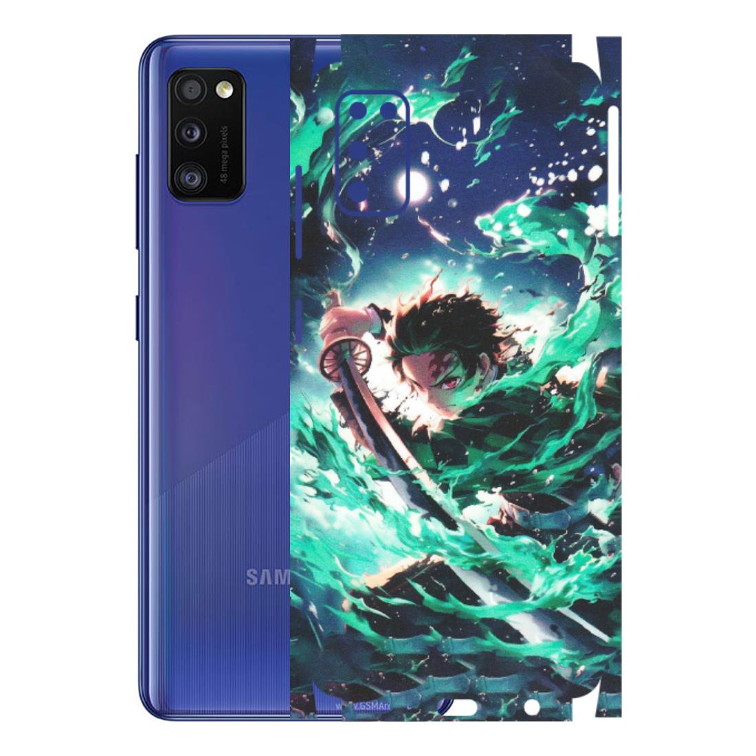 Samsung A/S Series Phone Skins (All Models) - Sword Fighter Anime - Matte Finish (M-29) Samsung Galaxy A41