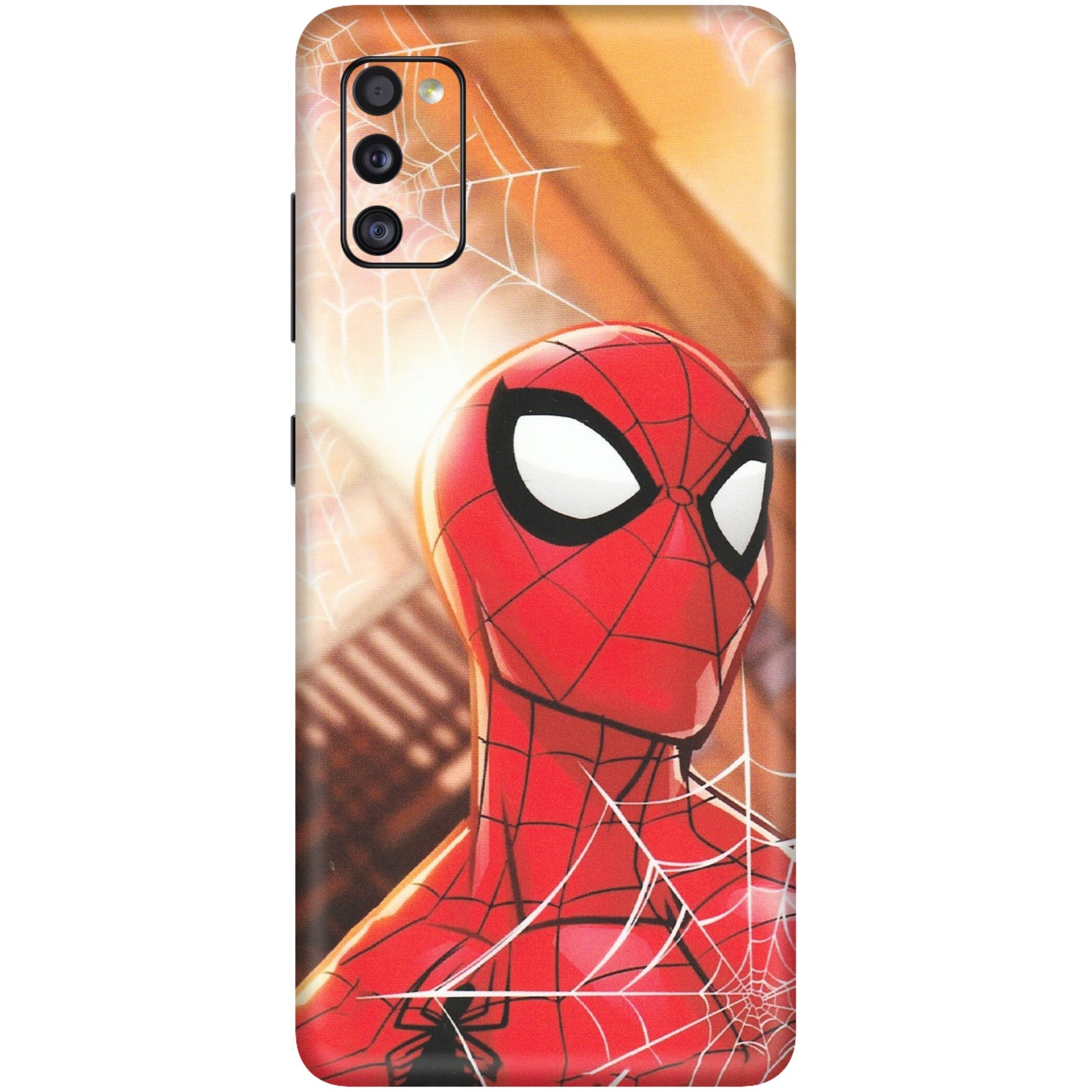 Samsung A/S Series Phone Skins (All Models) - Spiderman Face New - Matte Finish (M-41) Samsung Galaxy A41