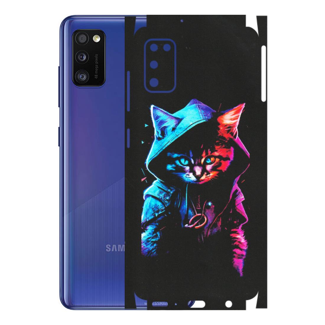 Samsung A/S Series Phone Skins (All Models) - Cyberpunk Cat - Matte Finish (M-45) Samsung Galaxy A41