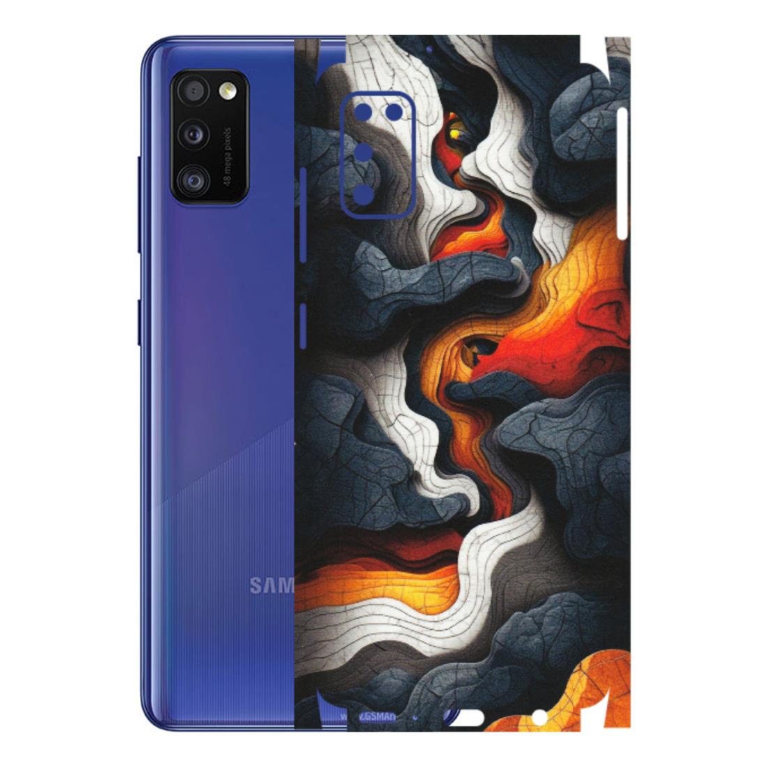 Samsung A/S Series Phone Skins (All Models) - Abstract Volcanic Layers - Matte Finish (M-52) Samsung Galaxy A41