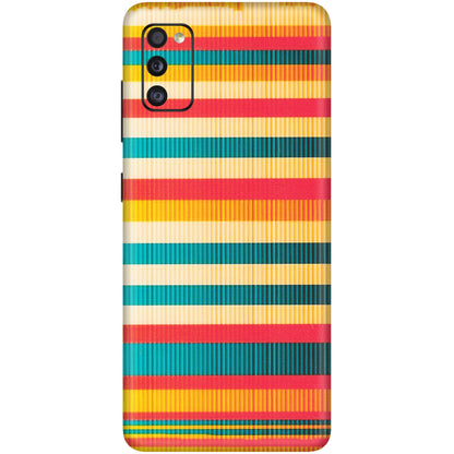 Samsung A/S Series Phone Skins (All Models) - Colourful Stripes Soothing Effect - Matte Finish (M-86) Samsung Galaxy A41