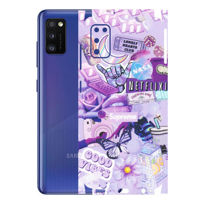 Samsung A/S Series Phone Skins (All Models) - Supreme Purple Magic - Matte Finish (M-88) Samsung Galaxy A41