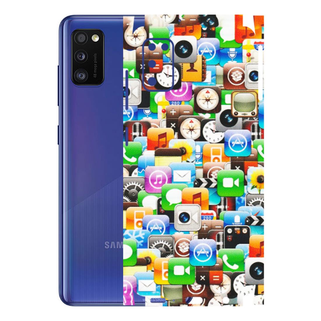 Samsung A/S Series Phone Skins (All Models) - All Apple Icons - Matte Finish (M-93) Samsung Galaxy A41