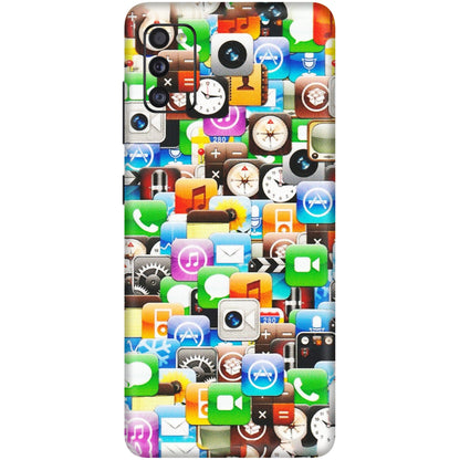 Samsung A/S Series Phone Skins (All Models) - All Apple Icons - Matte Finish (M-93) Samsung Galaxy A41