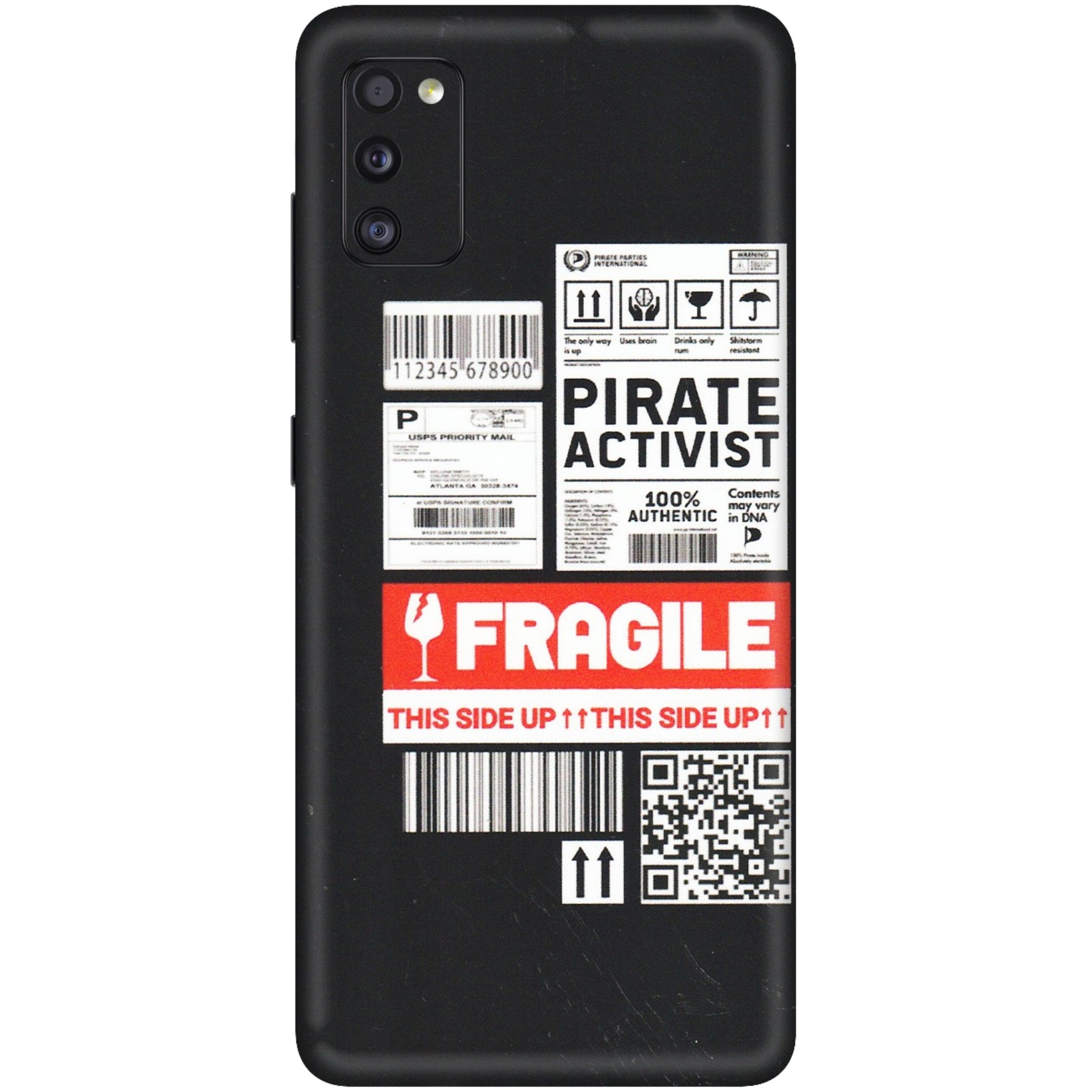 Samsung A/S Series Phone Skins (All Models) - Handle With Care - Matte Finish (M-99) Samsung Galaxy A41