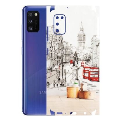 Samsung A/S Series Phone Skins (All Models) - London Street - Transparent Finish (T-02) Samsung Galaxy A41