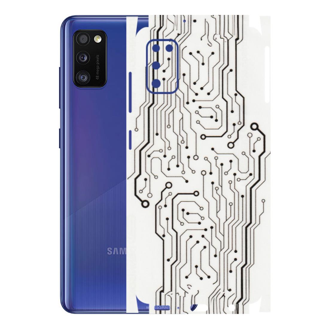 Samsung A/S Series Phone Skins (All Models) - Tech Circuits - Transparent Finish (T-03) Samsung Galaxy A41