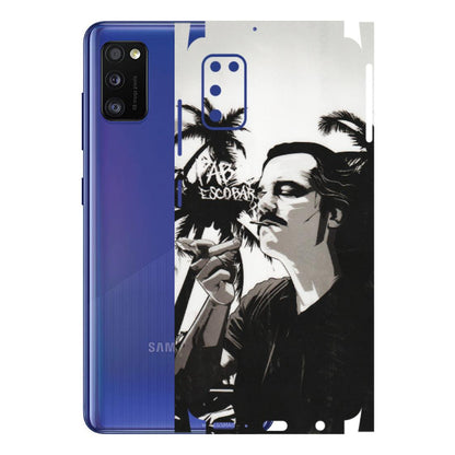 Samsung A/S Series Phone Skins (All Models) - Pab Escobar - Transparent Finish (T-05) Samsung Galaxy A41