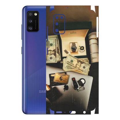 Samsung A/S Series Phone Skins (All Models) - Luxury Lifestyle - Transparent Finish (T-11) Samsung Galaxy A41