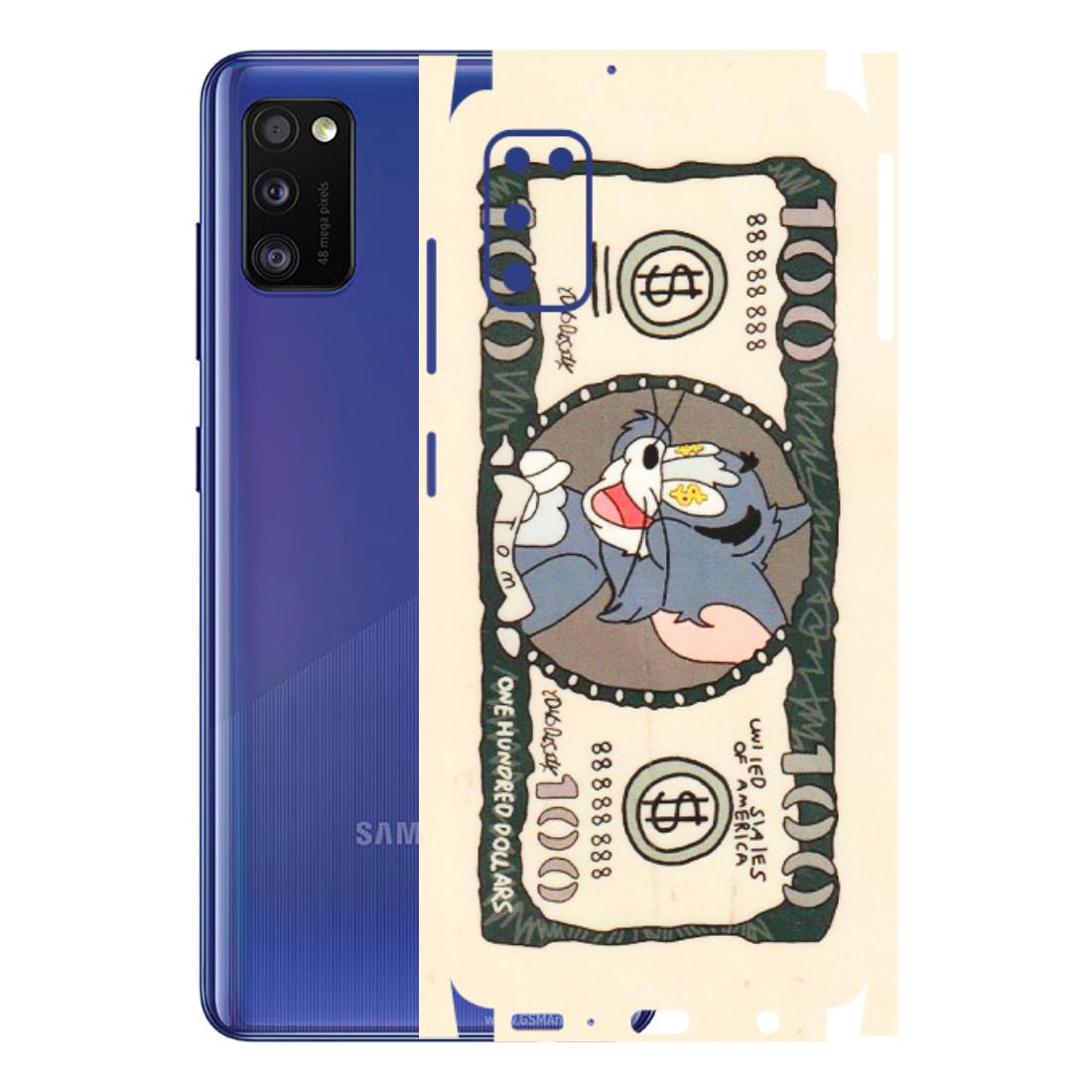 Samsung A/S Series Phone Skins (All Models) - One Hundred Dollar Tom - Transparent Finish (T-16) Samsung Galaxy A41