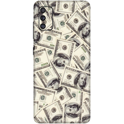 Samsung A/S Series Phone Skins (All Models) - Dollar Lover - Transparent Finish (T-17) Samsung Galaxy A41