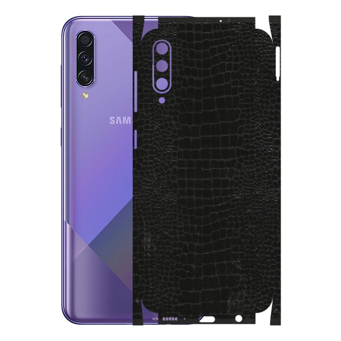 Samsung A/S Series Phone Skins (All Models) - Snake Leather Black - 3D Embossed Finish (L-107) Samsung Galaxy A50S
