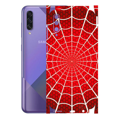 Samsung A/S Series Phone Skins (All Models) - Classic Spidey Web - 3D Embossed Finish (L-115) Samsung Galaxy A50S