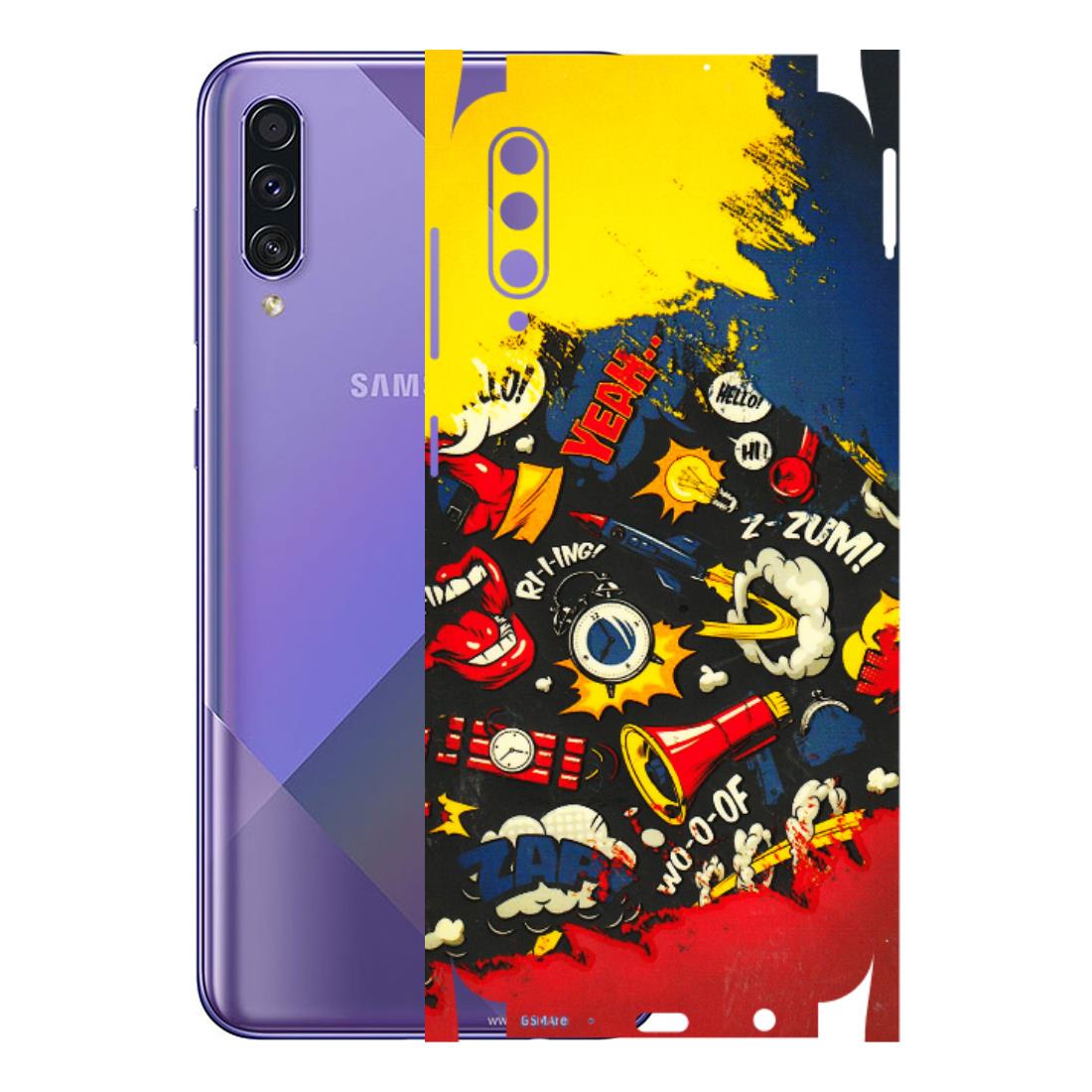 Samsung A/S Series Phone Skins (All Models) - Pacific Doodle Art - 3D Embossed Finish (L-120) Samsung Galaxy A50S