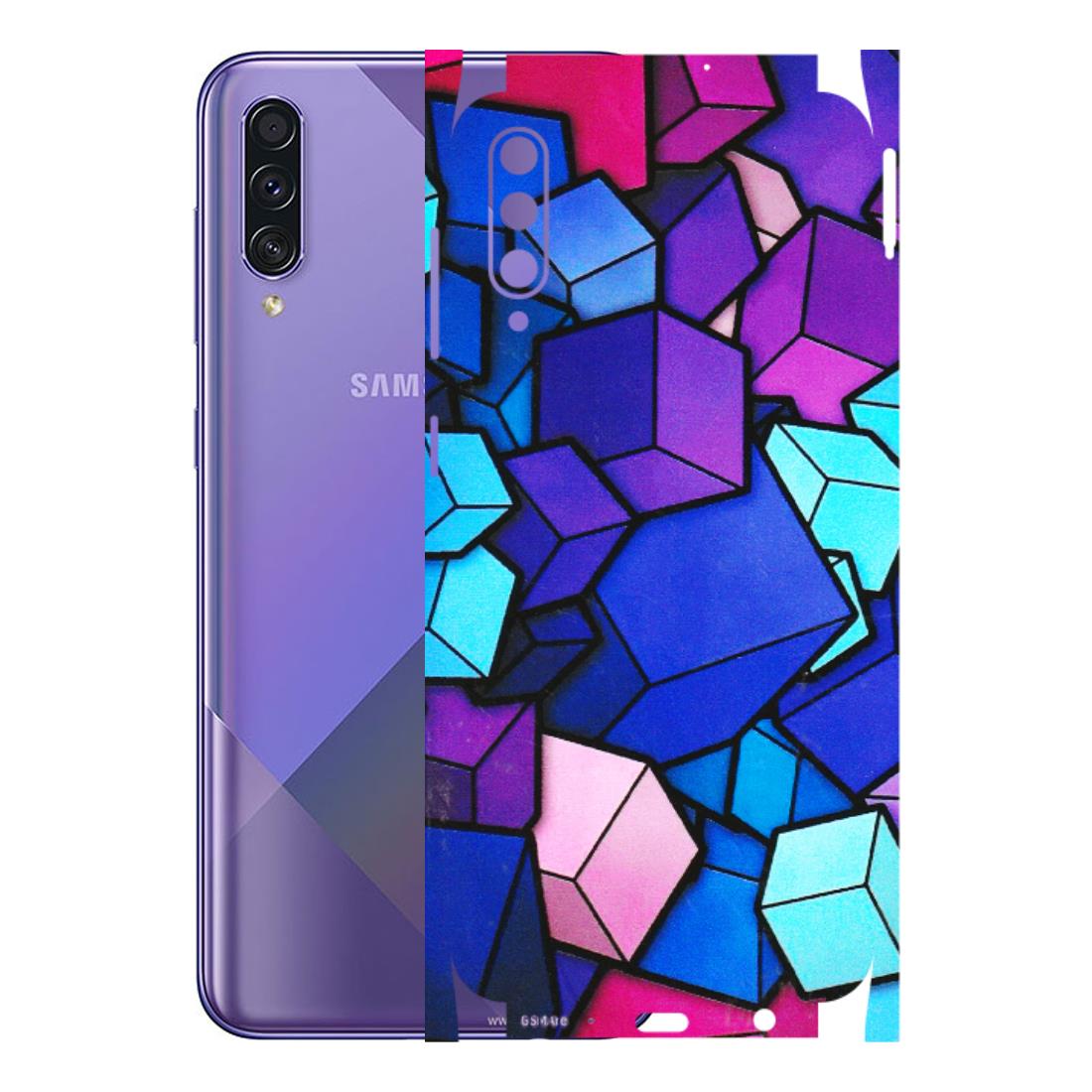 Samsung A/S Series Phone Skins (All Models) - Cube Doodle - 3D Embossed Finish (L-141) Samsung Galaxy A50S