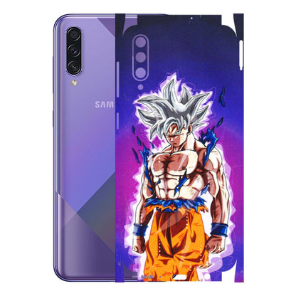 Samsung A/S Series Phone Skins (All Models) - Goku Purple Anime - 3D Embossed Finish (L-147) Samsung Galaxy A50S