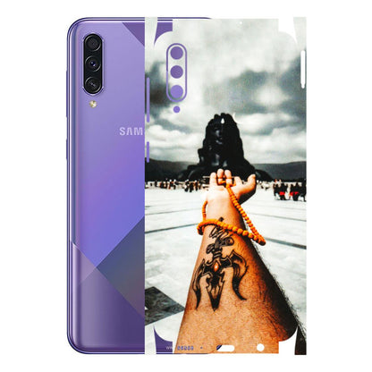 Samsung A/S Series Phone Skins (All Models) - Jai Adiyogi Mahakaal - 3D Embossed Finish (L-164) Samsung Galaxy A50S