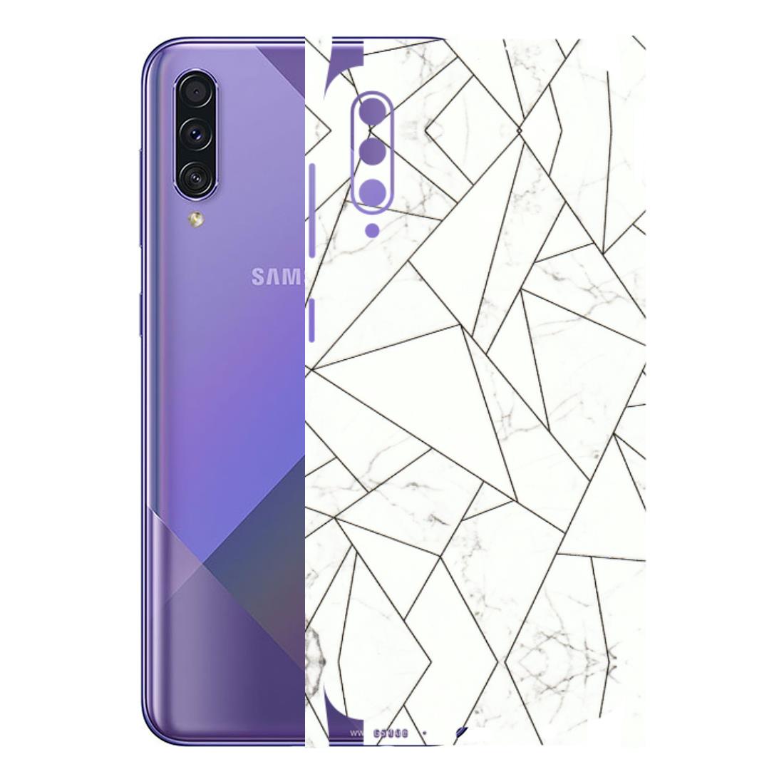 Samsung A/S Series Phone Skins (All Models) - Luxury White Marble Effect - 3D Embossed Finish (L-168) Samsung Galaxy A50S