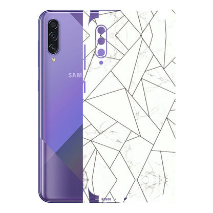 Samsung A/S Series Phone Skins (All Models) - Luxury White Marble Effect - 3D Embossed Finish (L-168) Samsung Galaxy A50S