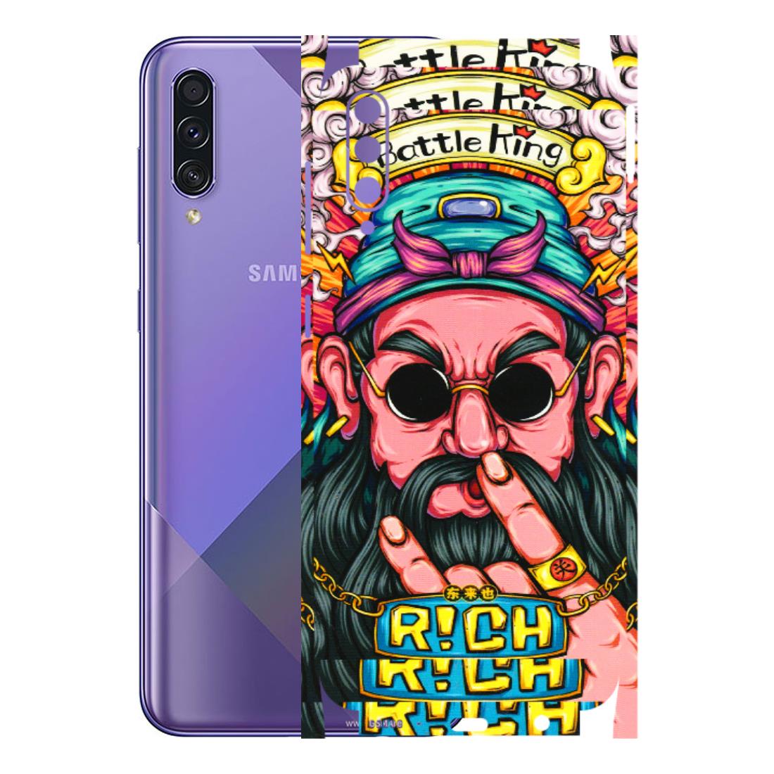 Samsung A/S Series Phone Skins (All Models) - Battle King Dude Face - 3D Embossed Finish (L-178) Samsung Galaxy A50S