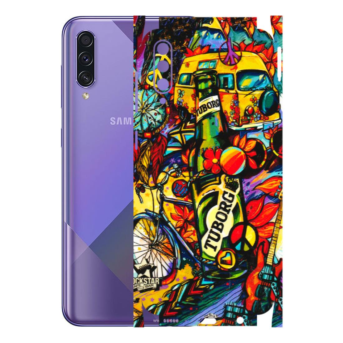 Samsung A/S Series Phone Skins (All Models) - Cool Beer Bottle - 3D Embossed Finish (L-193) Samsung Galaxy A50S