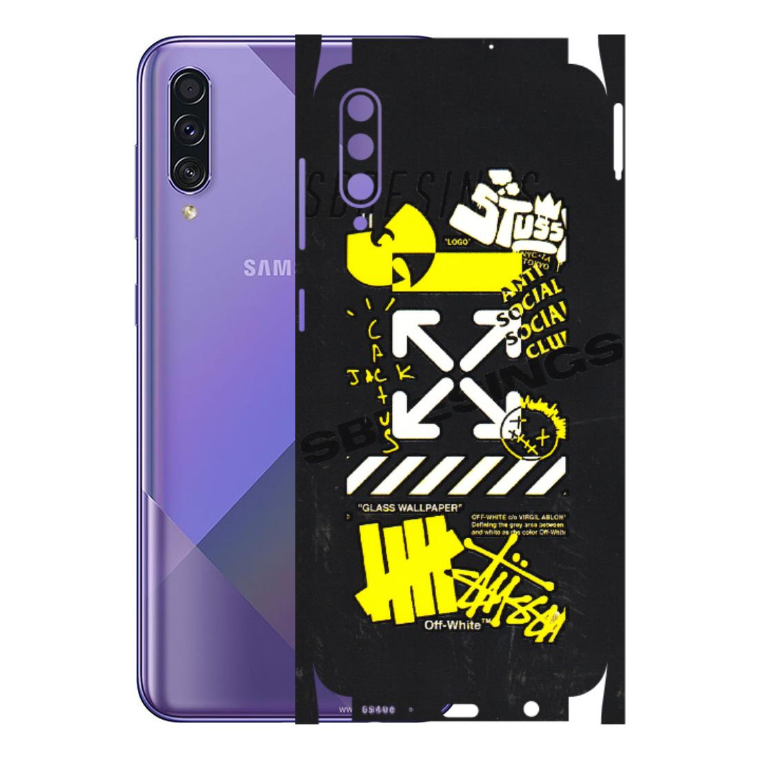 Samsung A/S Series Phone Skins (All Models) - Anti Social Graffiti - 3D Embossed Finish (L-198) Samsung Galaxy A50S