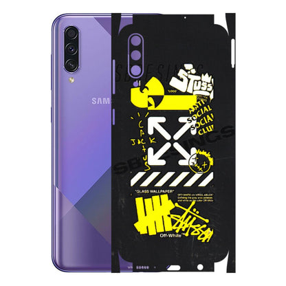 Samsung A/S Series Phone Skins (All Models) - Anti Social Graffiti - 3D Embossed Finish (L-198) Samsung Galaxy A50S