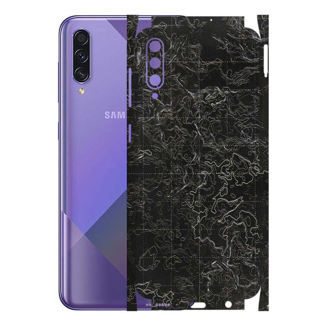 Samsung A/S Series Phone Skins (All Models) - Black map Texture - 3D Embossed Finish (L-201) Samsung Galaxy A50S