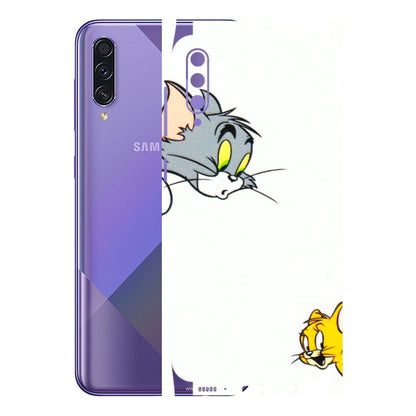 Samsung A/S Series Phone Skins (All Models) - Cute Tom And Jerry - 3D Embossed Finish (L-220) Samsung Galaxy A50S