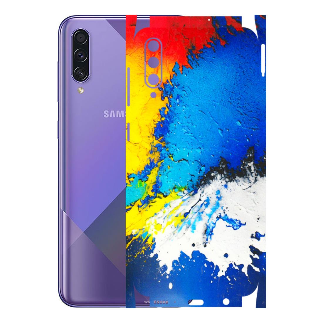 Samsung A/S Series Phone Skins (All Models) - Acrylic Paint Spill - 3D Embossed Finish (L-229) Samsung Galaxy A50S
