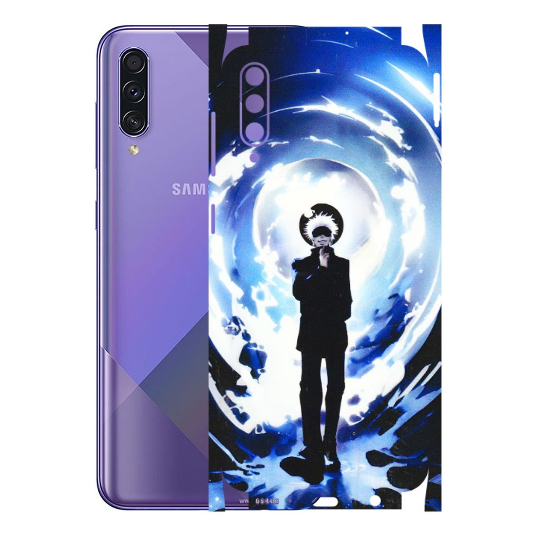 Samsung A/S Series Phone Skins (All Models) - Satoru Gojo Dark Blue - 3D Embossed Finish (L-235) Samsung Galaxy A50S