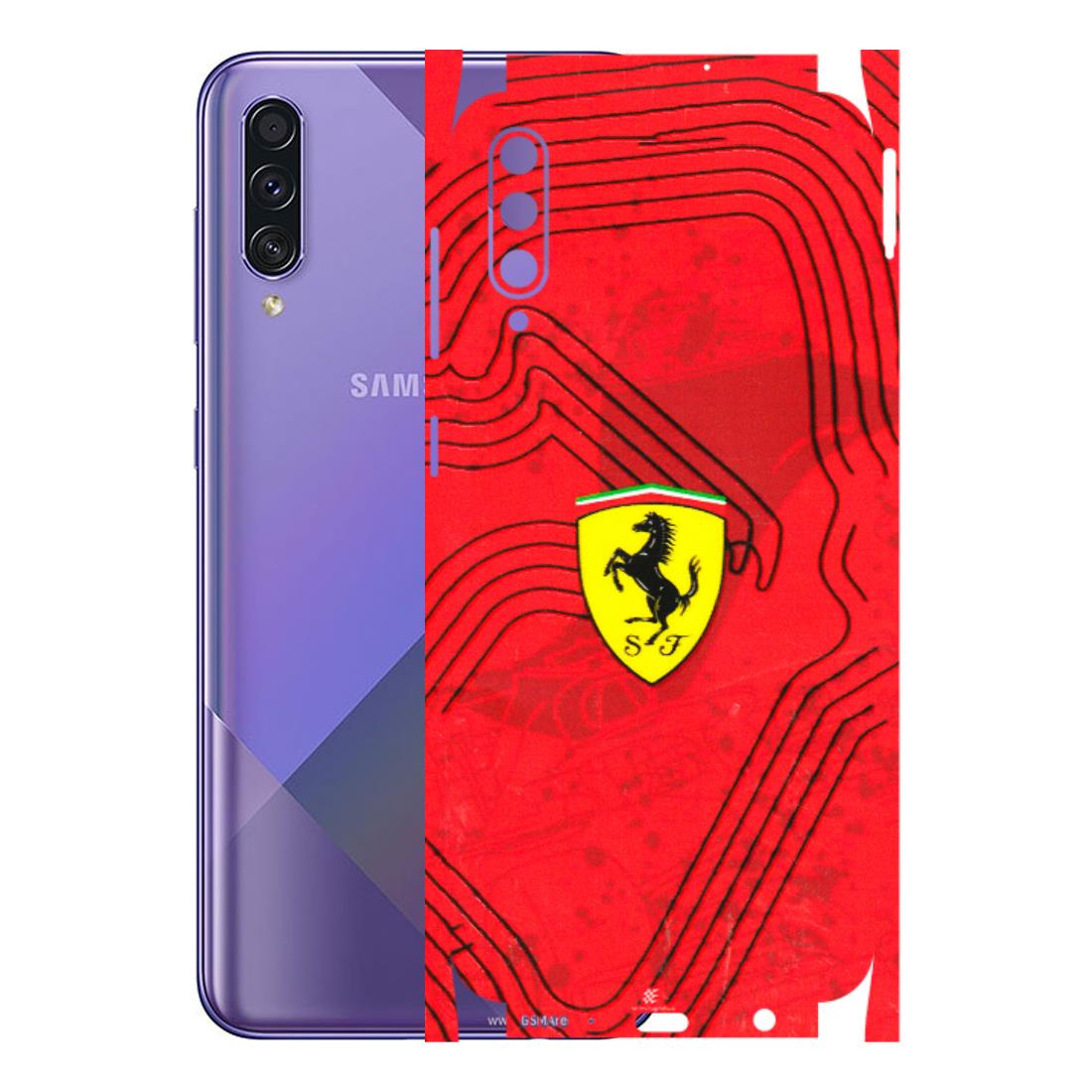 Samsung A/S Series Phone Skins (All Models) - Red Ferrari Logo Stylish - 3D Embossed Finish (L-238) Samsung Galaxy A50S