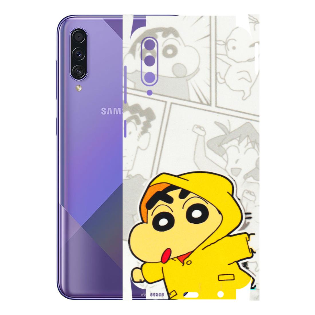 Samsung A/S Series Phone Skins (All Models) - Yellow Shinchan Comic - 3D Embossed Finish (L-246) Samsung Galaxy A50S