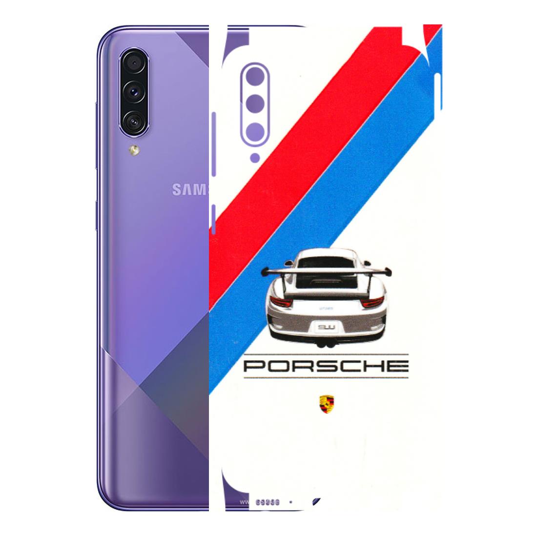 Samsung A/S Series Phone Skins (All Models) - Porche Car Sober Logo - 3D Embossed Finish (L-248) Samsung Galaxy A50S