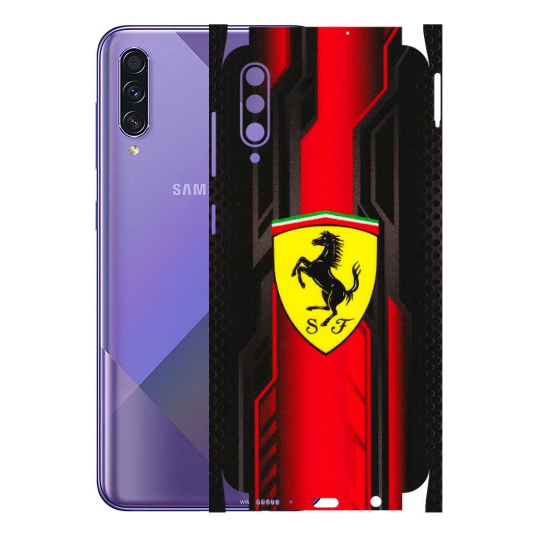 Samsung A/S Series Phone Skins (All Models) - Black Ferrari Logo - 3D Embossed Finish (L-253) Samsung Galaxy A50S