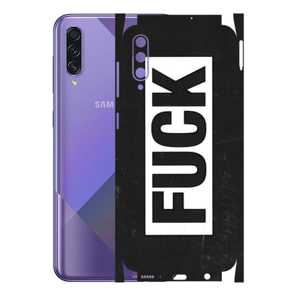 Samsung A/S Series Phone Skins (All Models) - The F Word - 3D Embossed Finish (L-255) Samsung Galaxy A50S