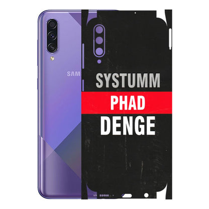 Samsung A/S Series Phone Skins (All Models) - Systumm Phad Denge - 3D Embossed Finish (L-278) Samsung Galaxy A50S