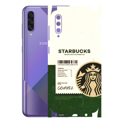 Samsung A/S Series Phone Skins (All Models) - Starbucks Barcode - 3D Embossed Finish (L-308) Samsung Galaxy A50S