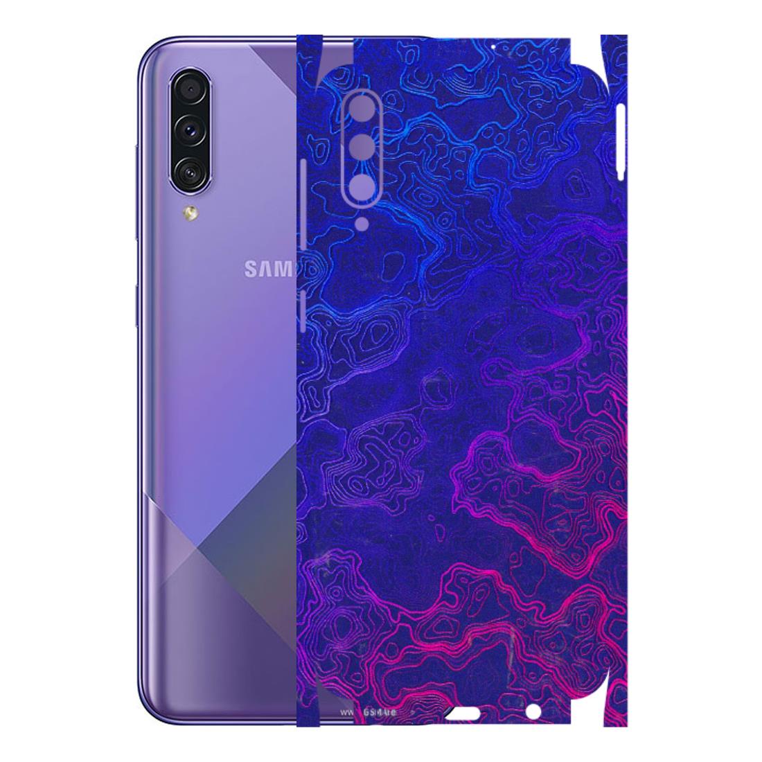 Samsung A/S Series Phone Skins (All Models) - Purple Ripples Swirl - 3D Embossed Finish (L-314) Samsung Galaxy A50S