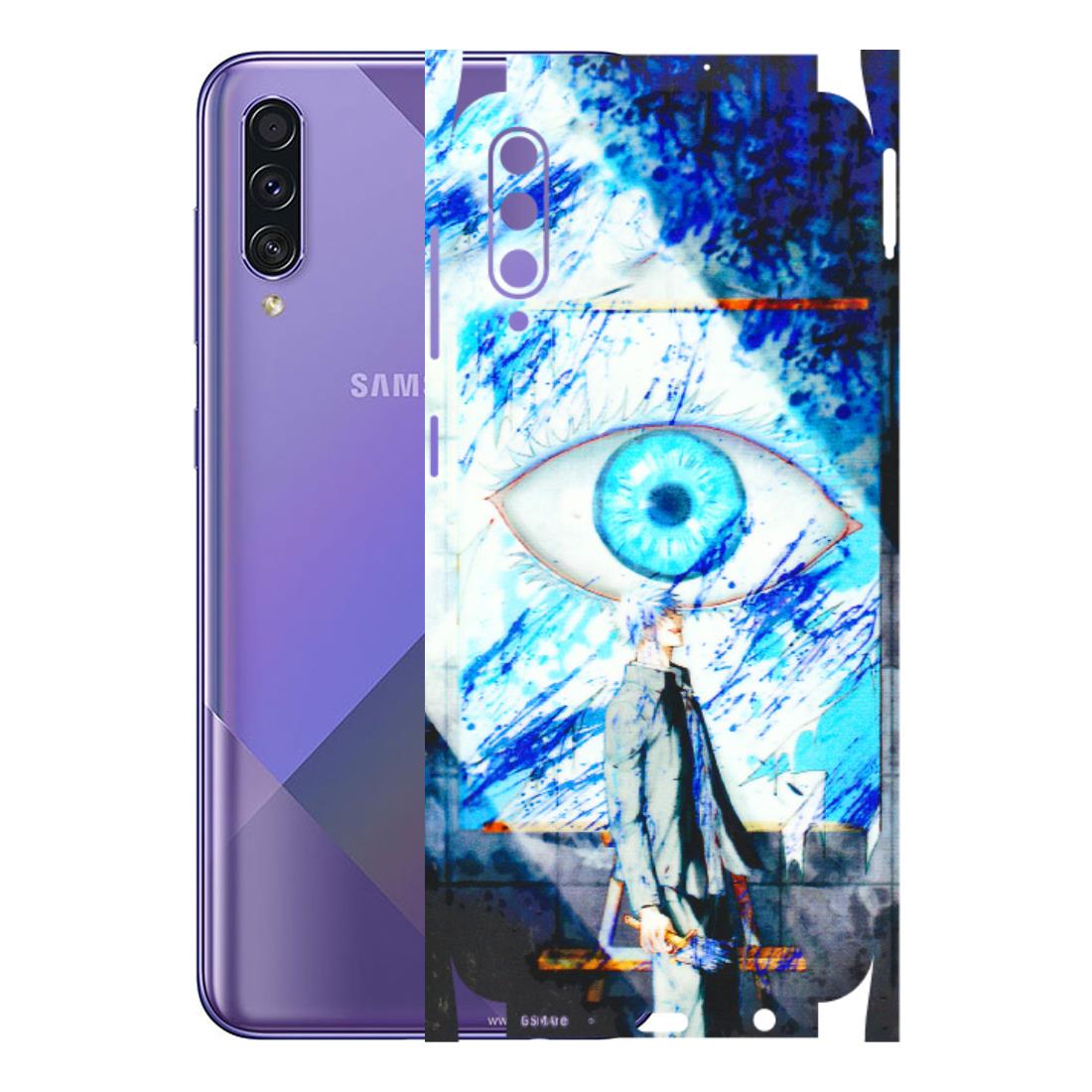 Samsung A/S Series Phone Skins (All Models) - Anime Sea Blue Eye - 3D Embossed Finish (L-318) Samsung Galaxy A50S