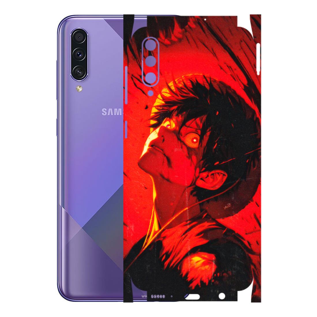 Samsung A/S Series Phone Skins (All Models) - D.Luffy Power Up One Piece Anime - 3D Embossed Finish (L-326) Samsung Galaxy A50S