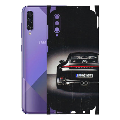 Samsung A/S Series Phone Skins (All Models) - New Black Porsche GT3 - 3D Embossed Finish (L-327) Samsung Galaxy A50S